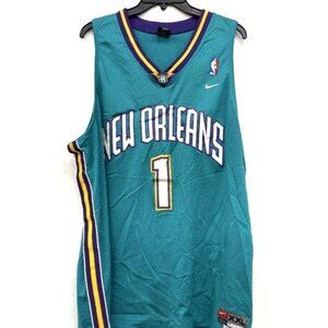 New Orleans Hornets Baron Davis Nike Jersey XXL‎ Teal Mesh NBA Basketball Jersey